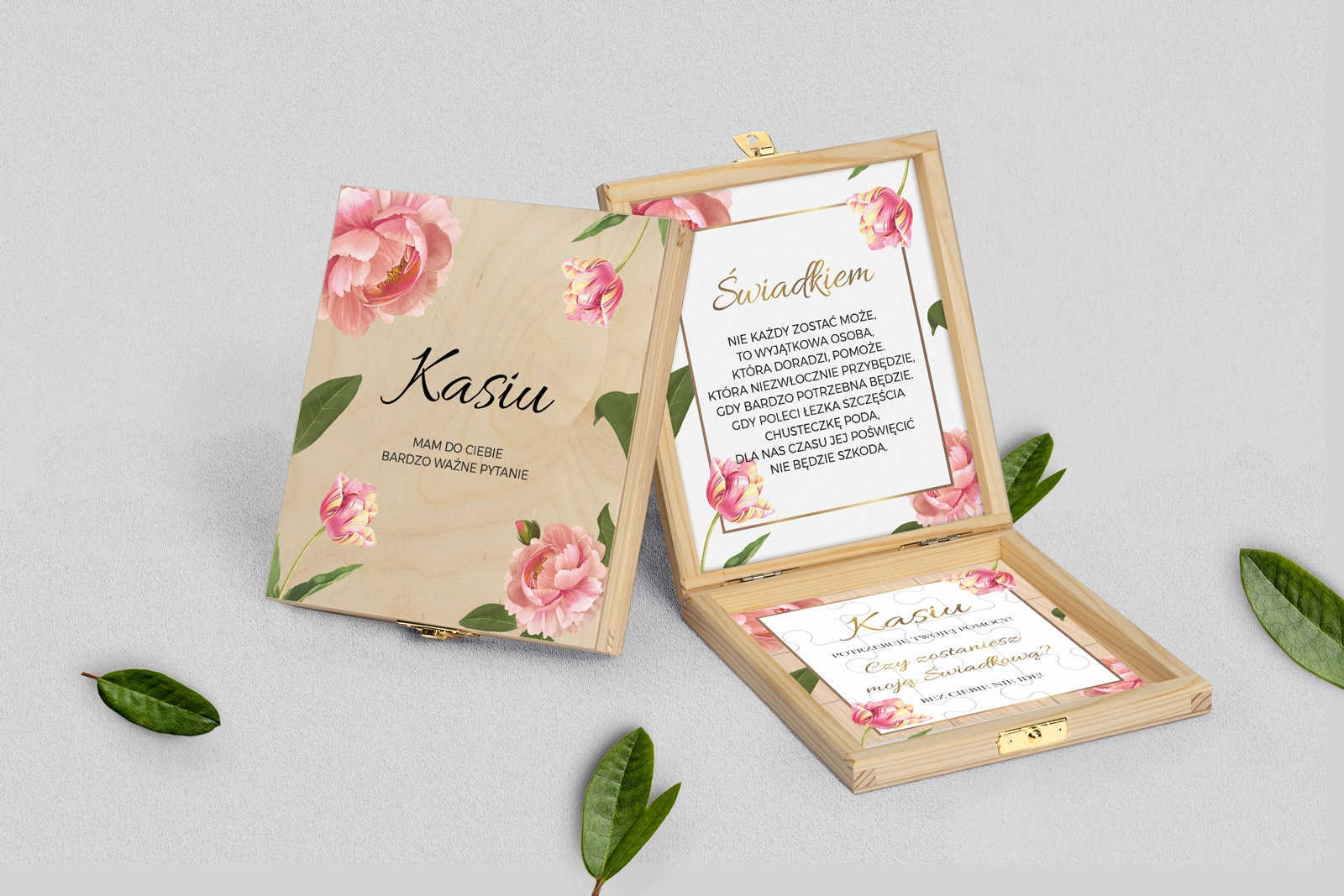 Prośba o świadkowanie - naturalne puzzle Dream Motyw 6