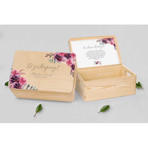 Skrzyneczka dla Rodziców - naturalna PasteLove Motyw 1