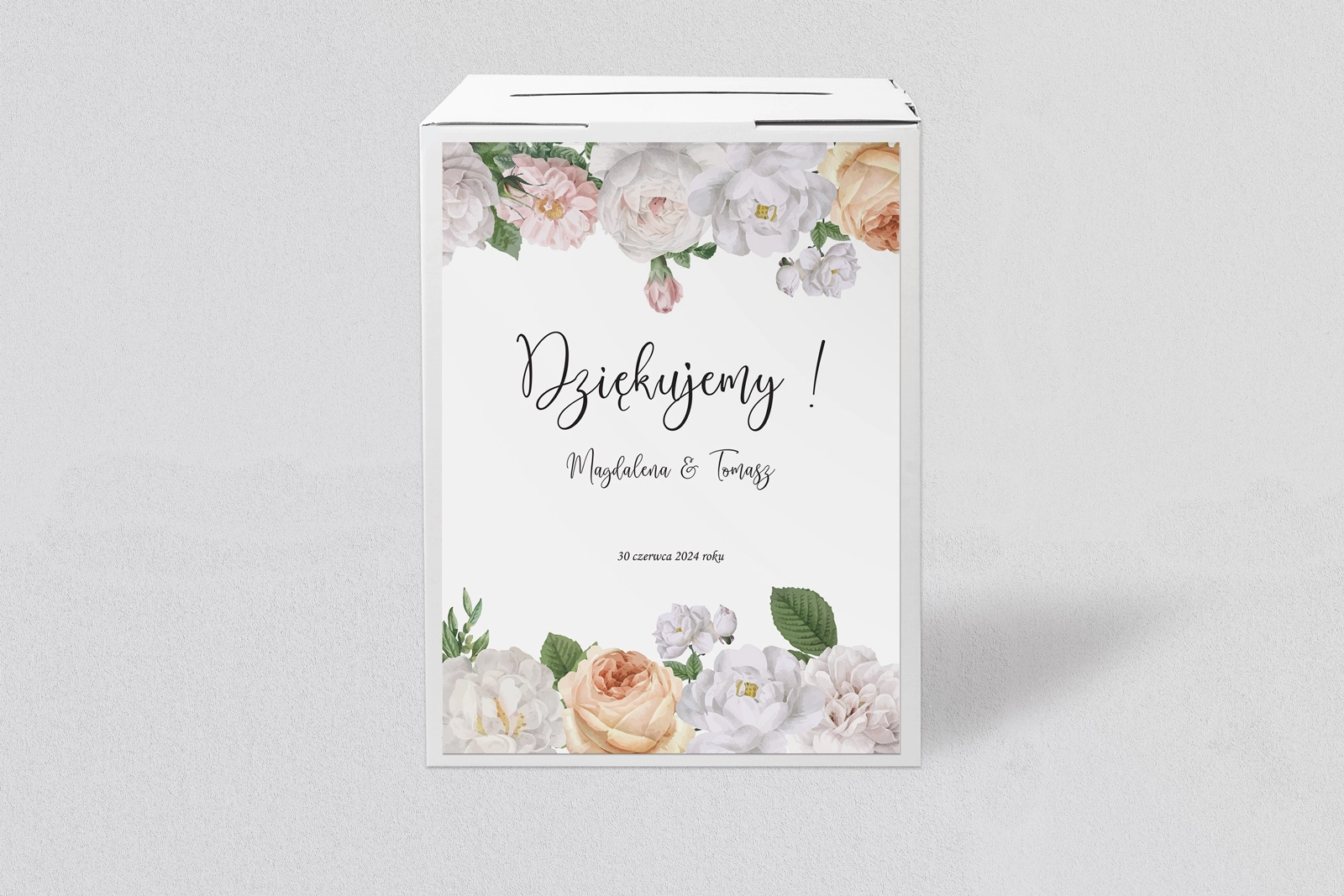 Pudełko na koperty i pieniądze Ofelia Motyw 3