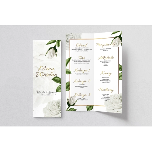 Menu Weselne Dream - Motyw 1