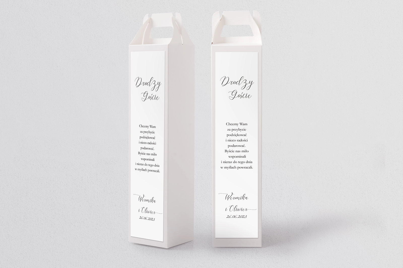 Pudełko na alkohol Minimalistyczne Motyw 1