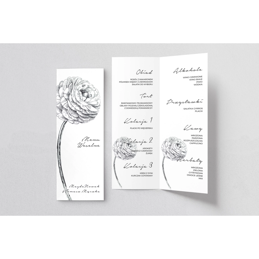 Menu Weselne Elia - Motyw 2