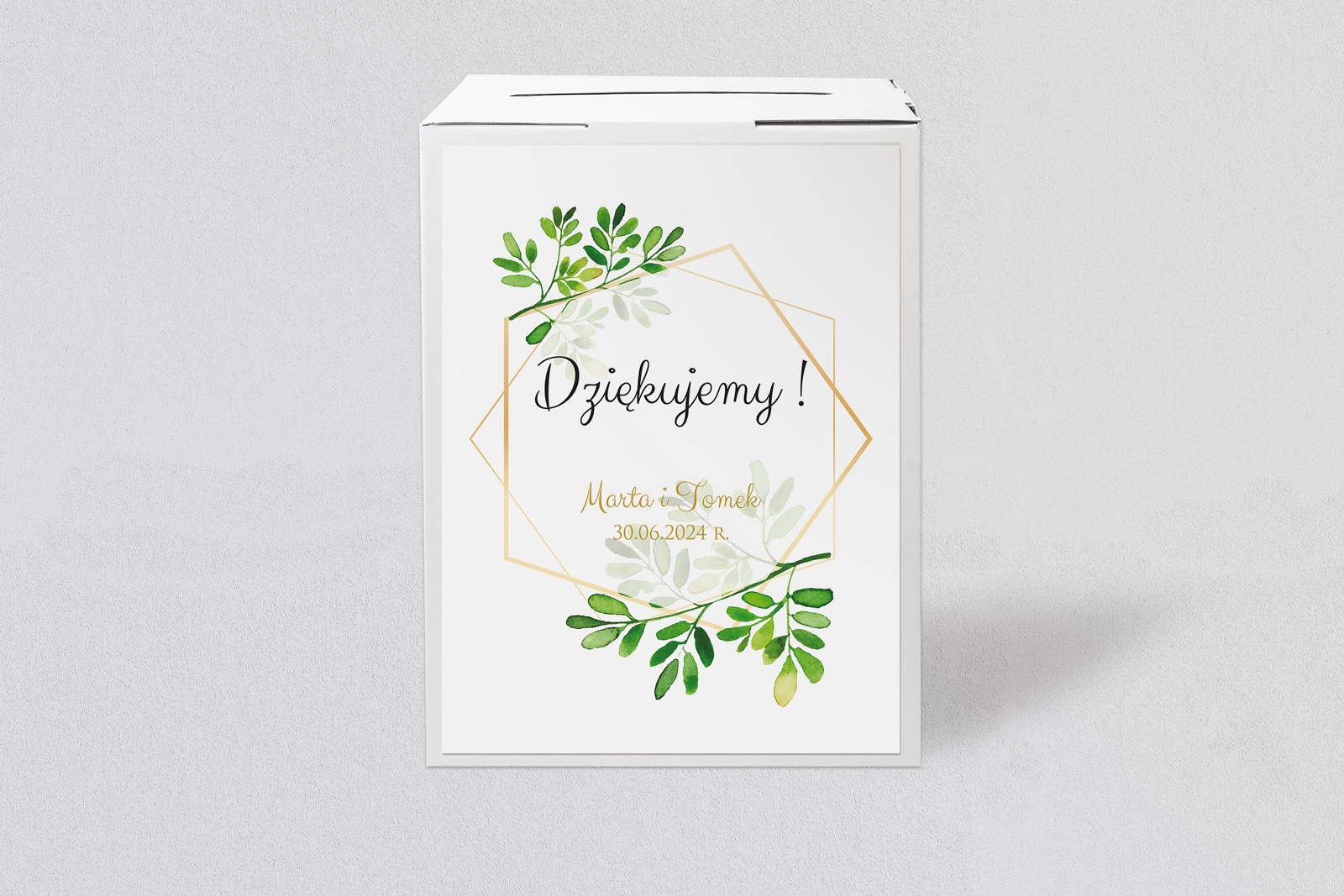 Pudełko na koperty i pieniądze Flowers & Frame Motyw 3