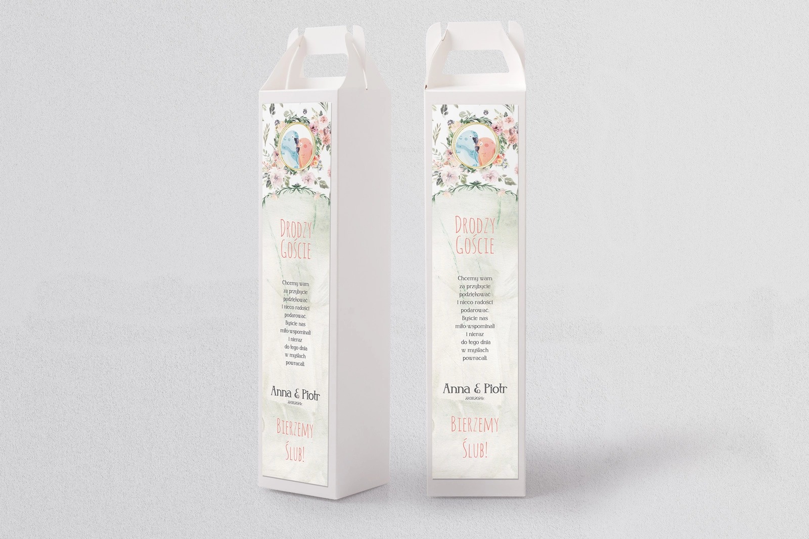 Pudełko na alkohol Animals - Motyw 3