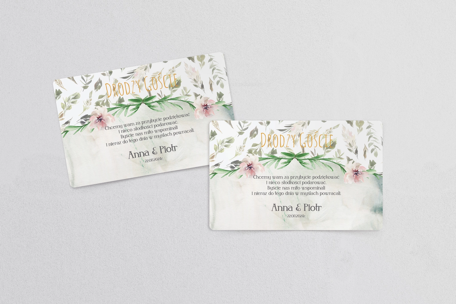 Naklejki na ciasto weselne Animals - Motyw 4