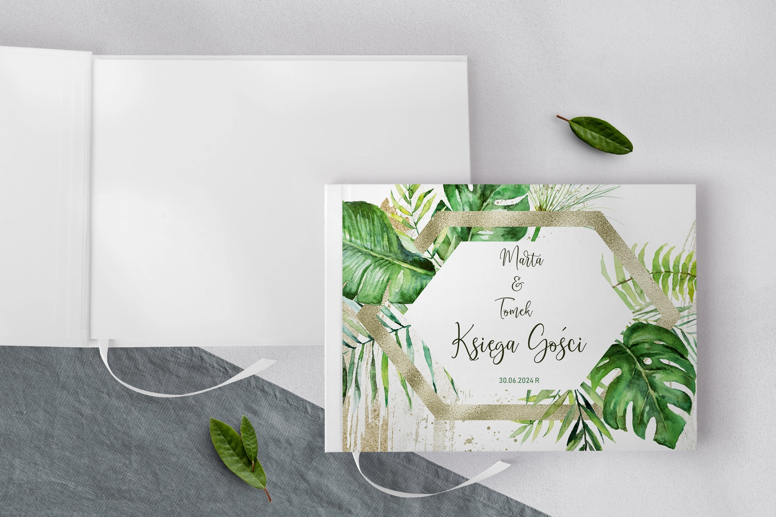 Księga Gości Weselnych Tropical Motyw 1