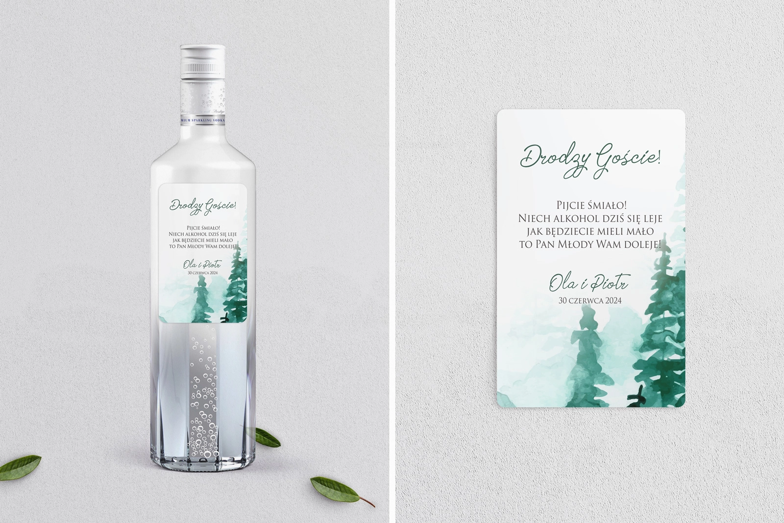 Naklejki na alkohol - Gaja Motyw 3