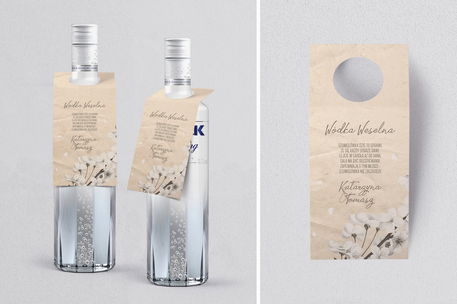 Zawieszka na alkohol oczko Old Fashion Motyw 2