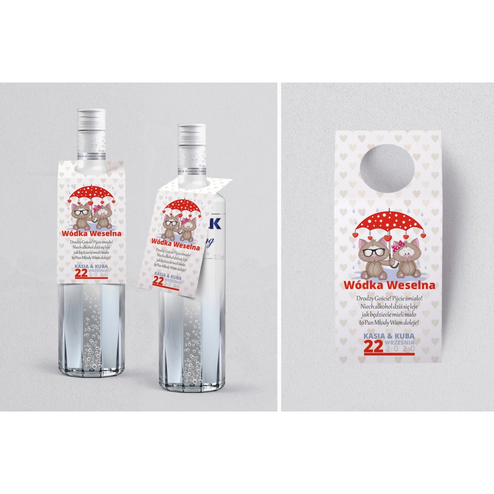 Zawieszka na alkohol oczko Uroczy Deszcz Motyw 11