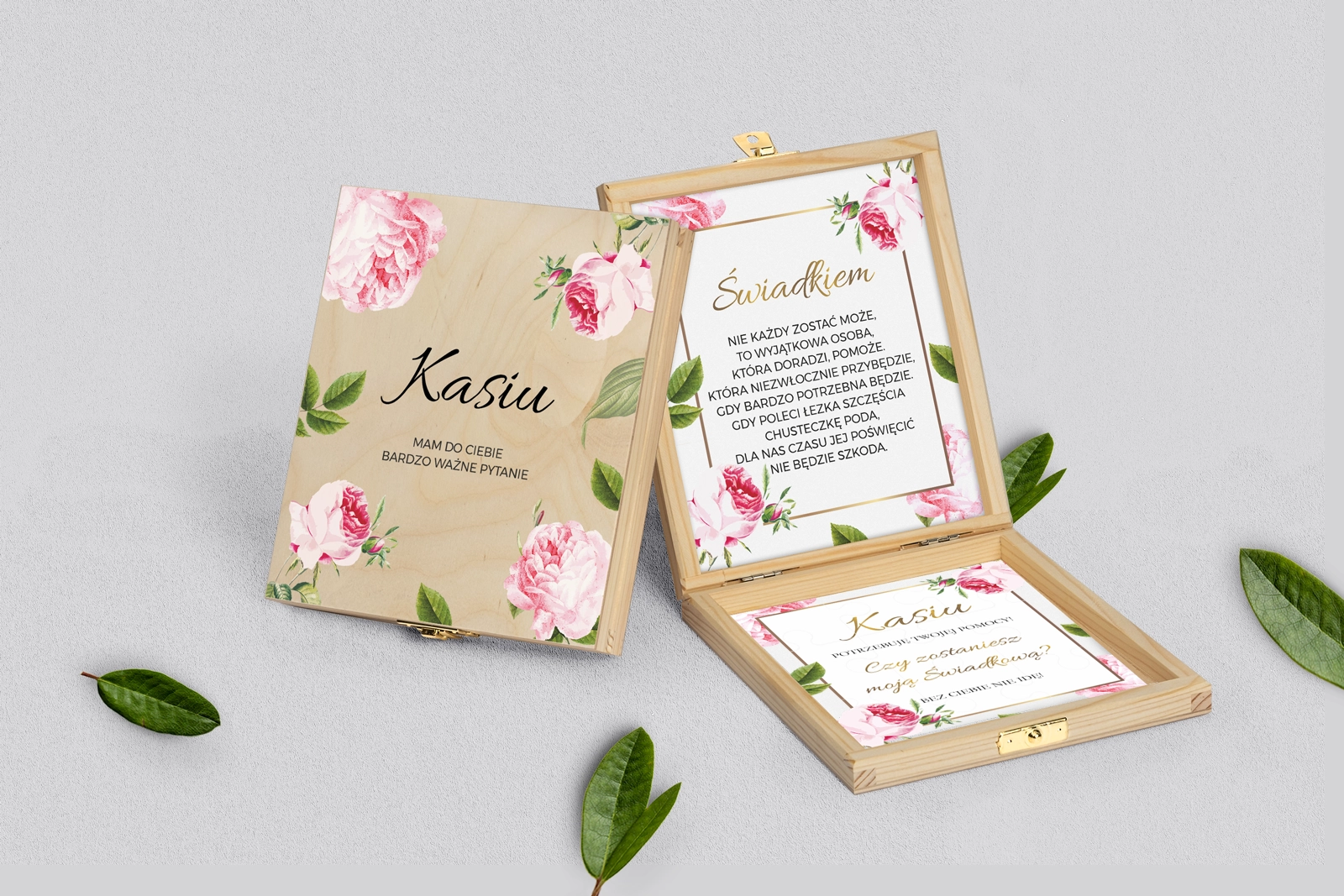 Prośba o świadkowanie - naturalne puzzle Dream Motyw 2