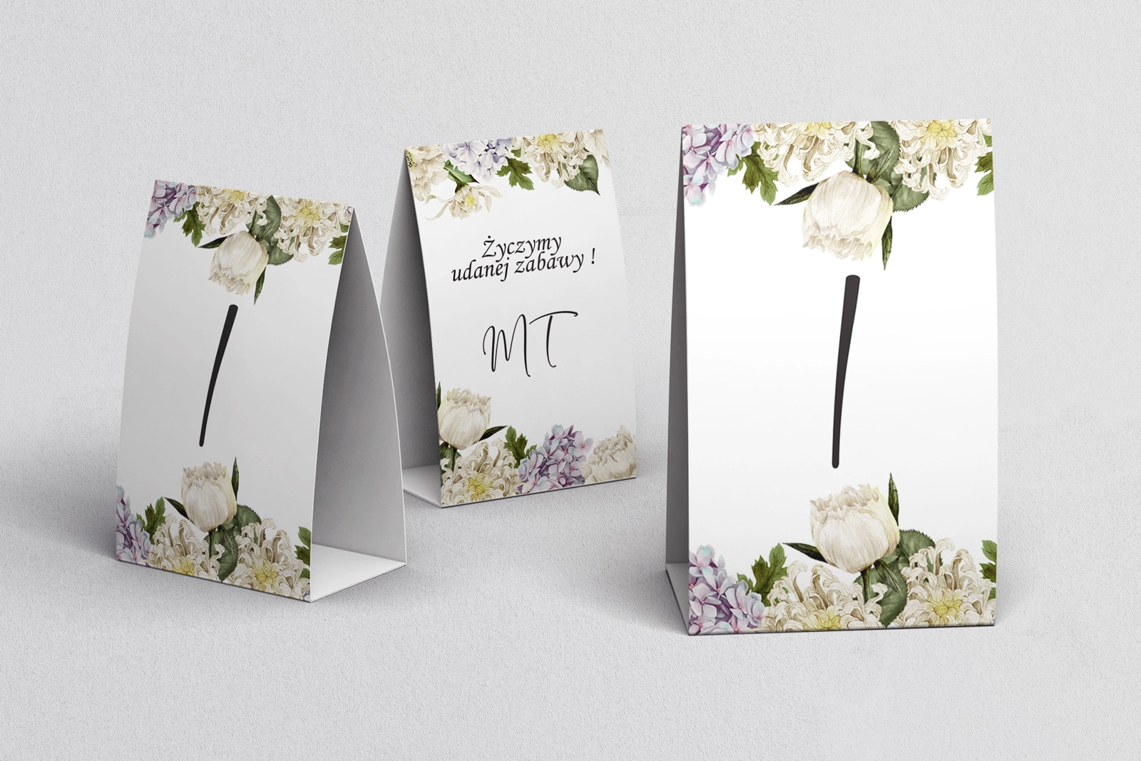 Numerki na stół Ofelia Motyw 2