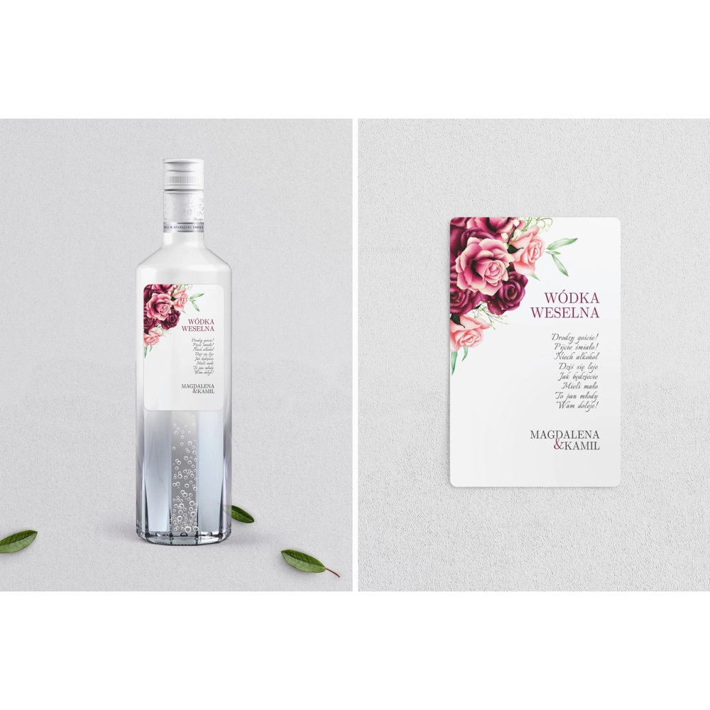 Naklejki na alkohol - Fabello Motyw 3