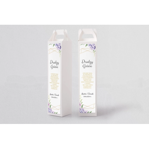 Pudełko na alkohol Flowers & Frame Motyw 1