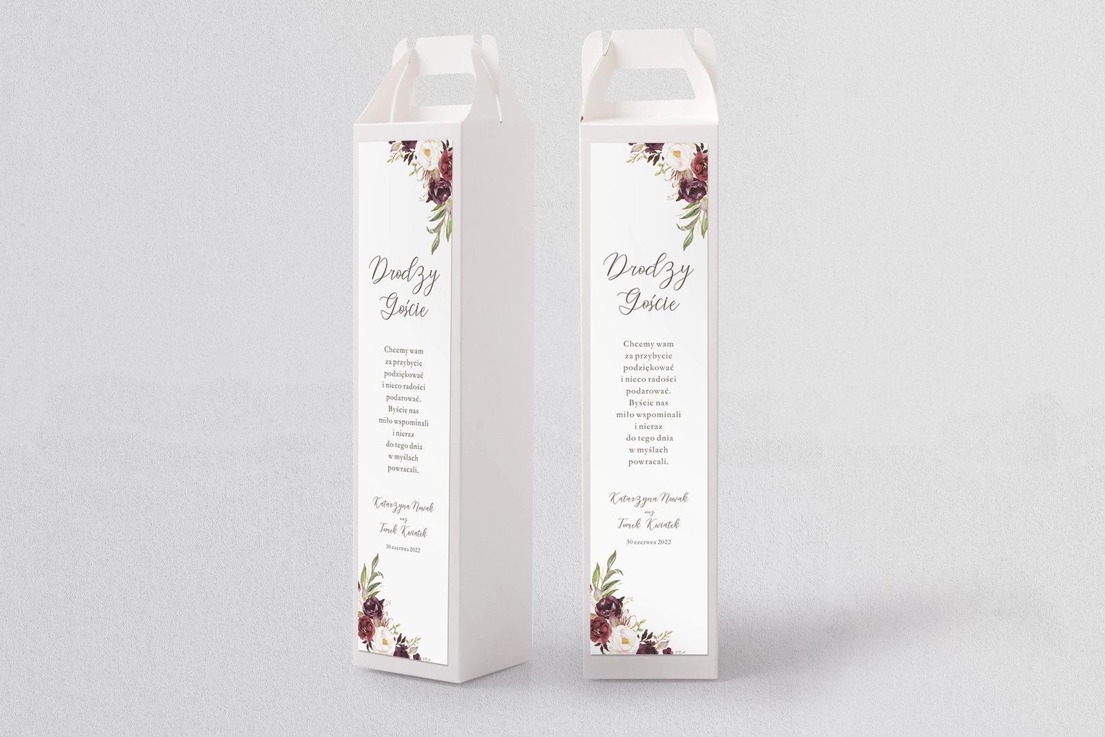 Pudełko na alkohol PasteLove Motyw 3