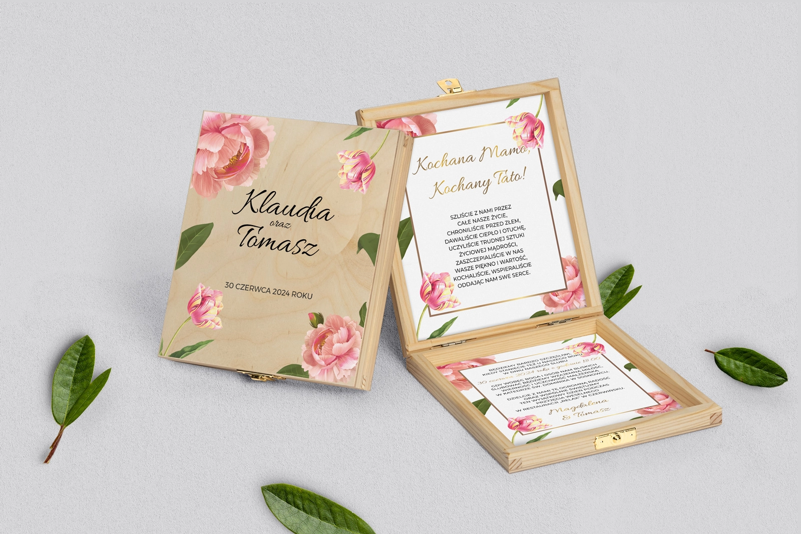 Zaproszenie dla Rodziców - naturalne Dream Motyw 6