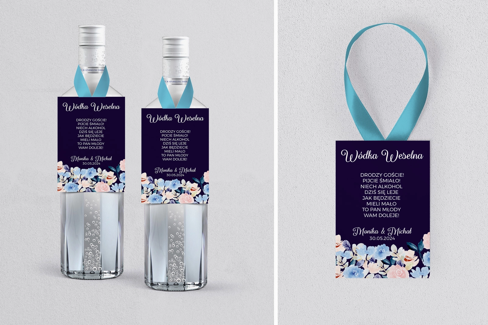 Zawieszka na alkohol Wildflowers - Motyw 2