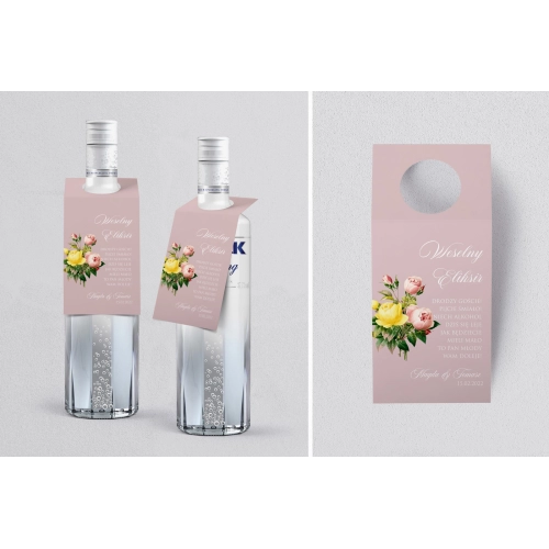 Zawieszka na alkohol oczko Bella - Motyw 2