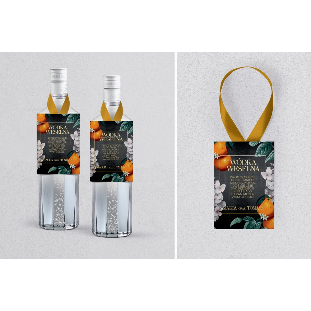 Zawieszka na alkohol Amore - ramka - Motyw 2