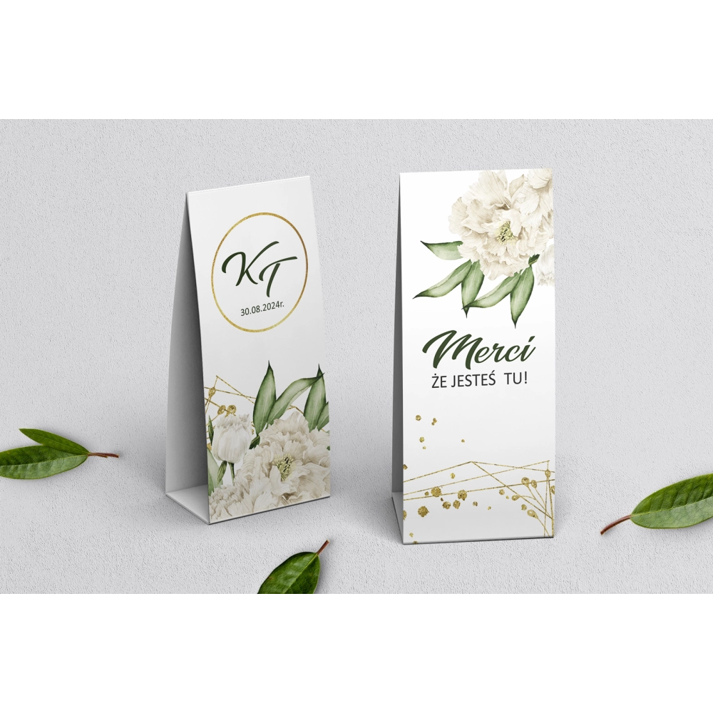 Podziękowanie Merci - Pudełeczko Modena Motyw 3