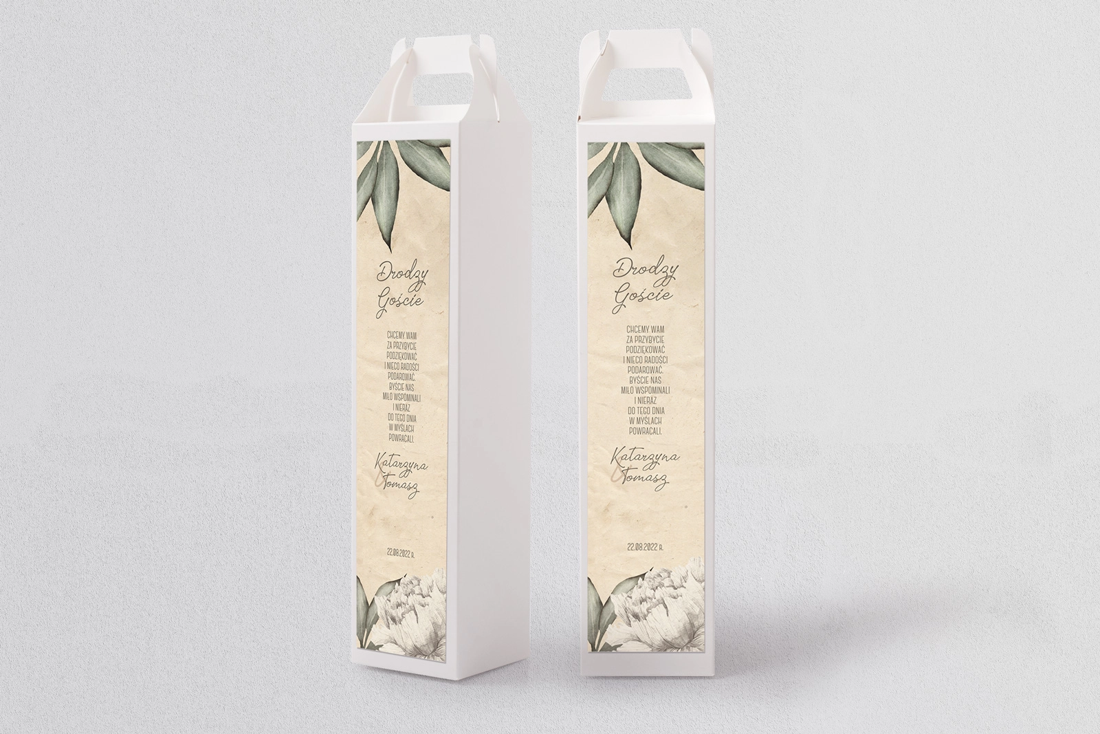 Pudełko na alkohol Old Fashion Motyw 1