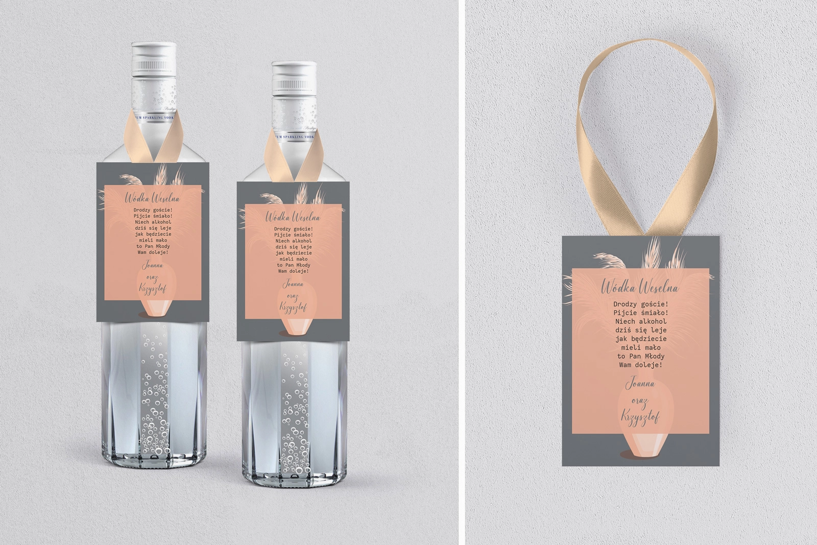 Zawieszka na alkohol Butterflies - Motyw 4