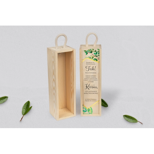 Prośba o Świadkowanie - SNW naturalna Flowers & Frame Motyw 2