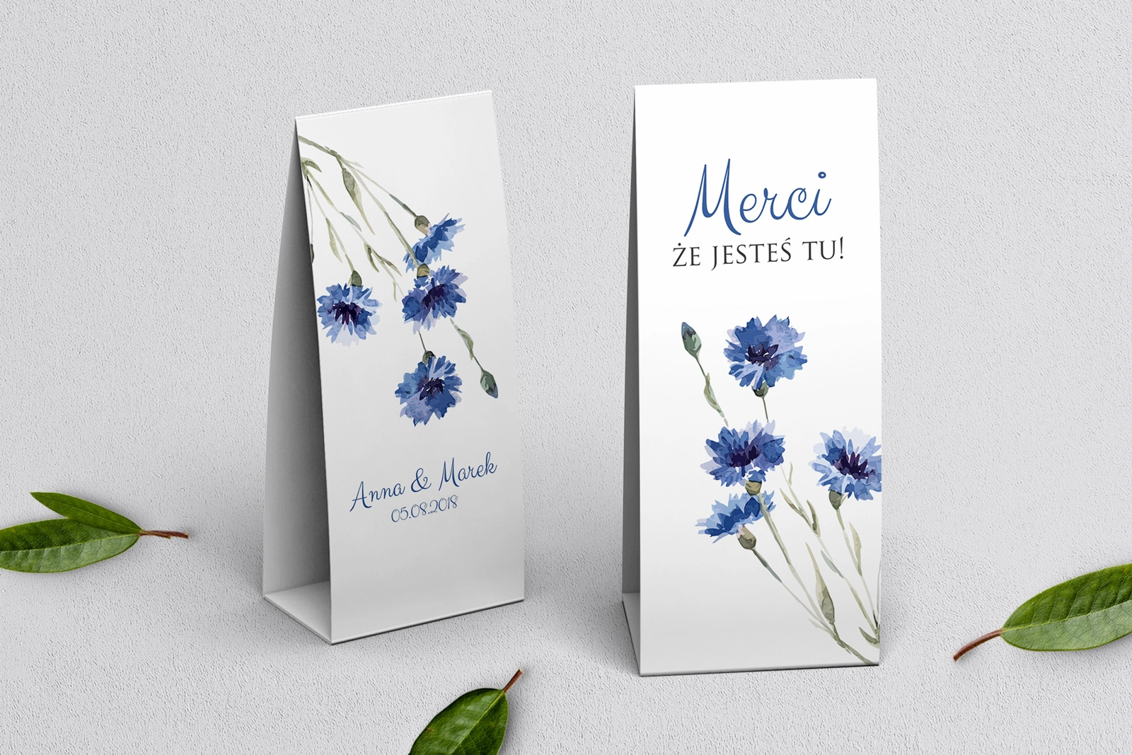 Podziękowanie Merci - Pudełeczko SweetLove Motyw 1