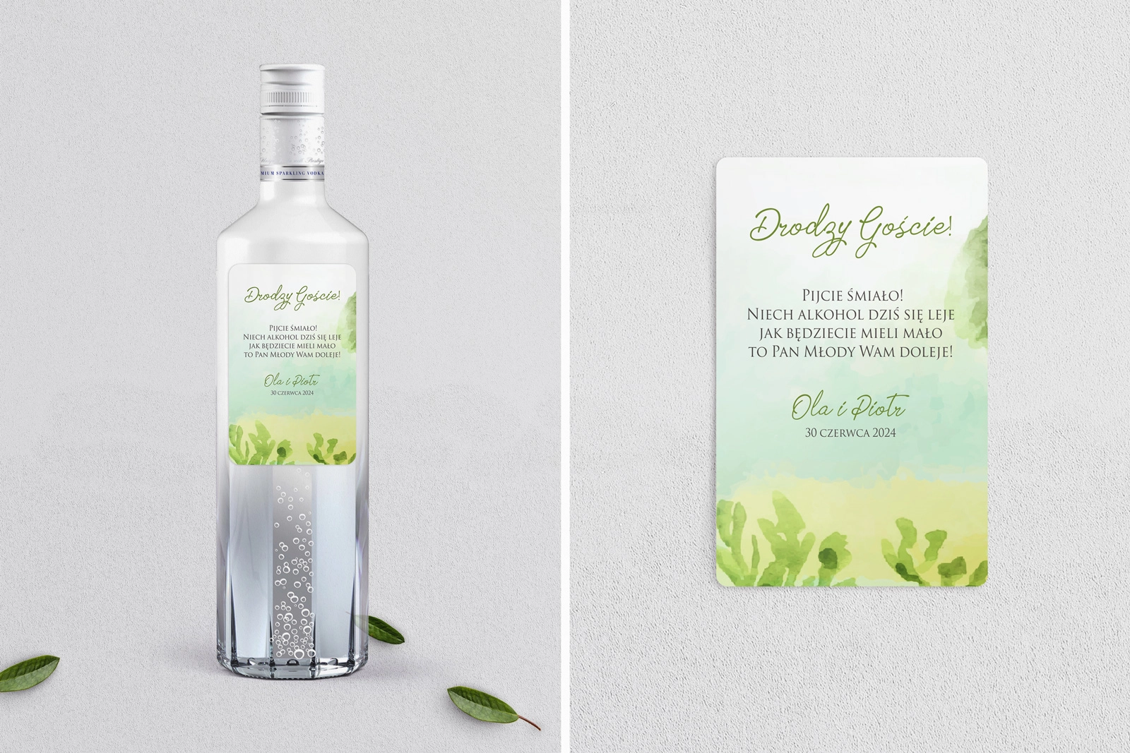 Naklejki na alkohol - Gaja Motyw 4