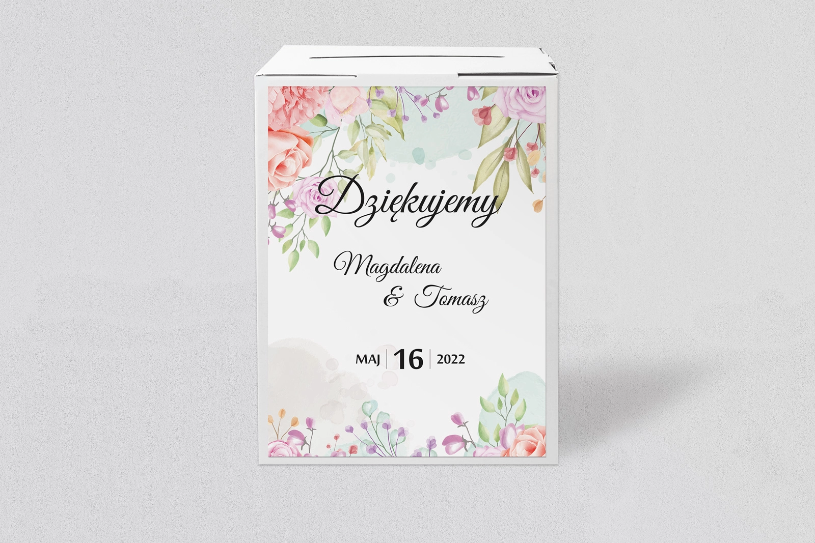 Pudełko na koperty i pieniądze Amelia - Motyw 2