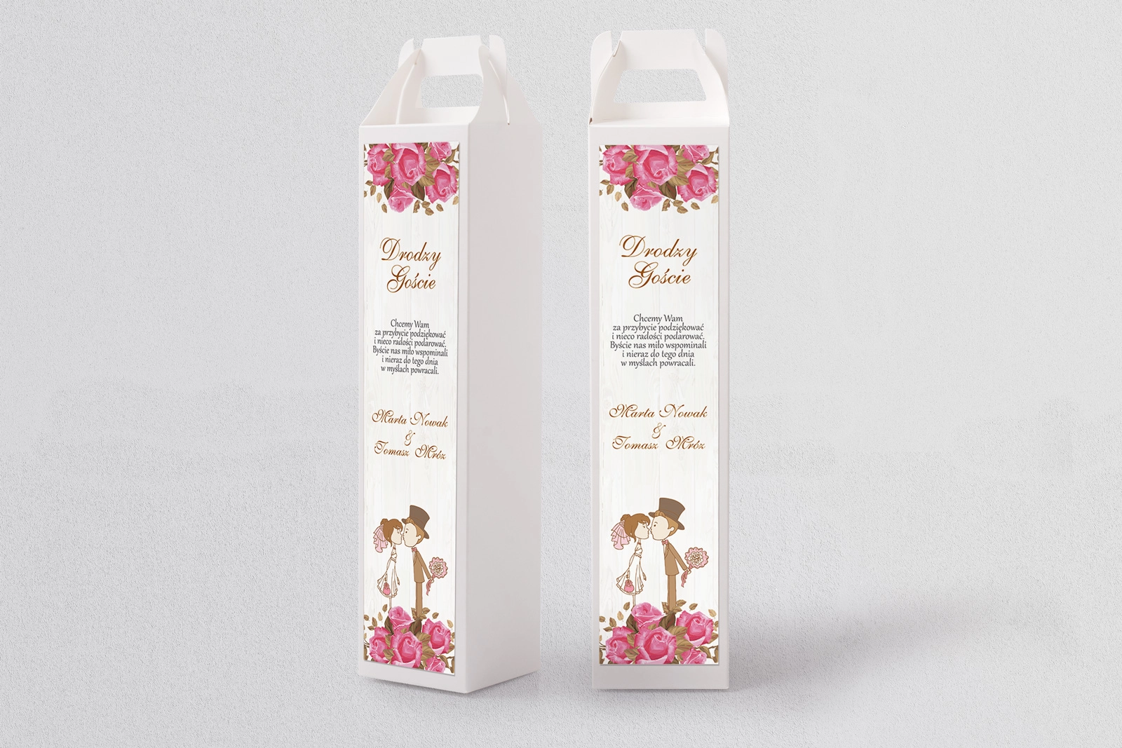 Pudełko na alkohol Naturalna Miłość Motyw 12