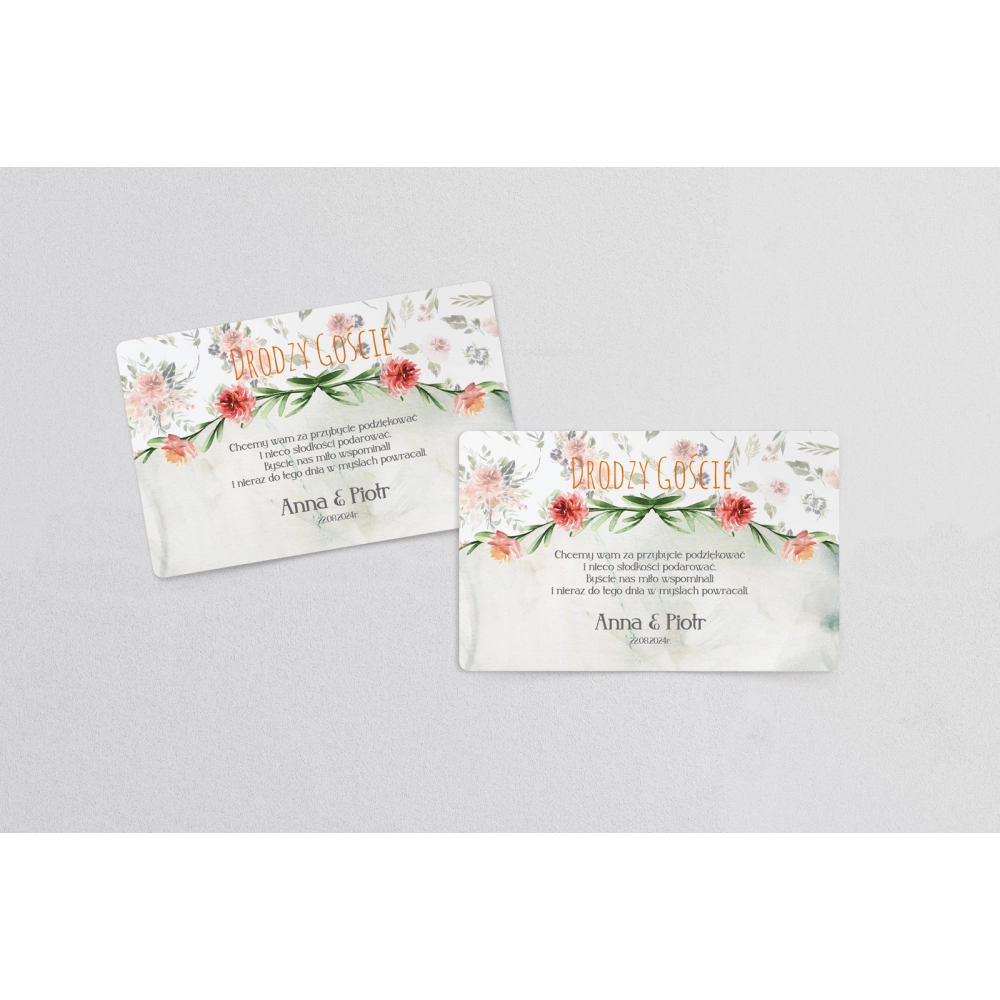 Naklejki na ciasto weselne Animals - Motyw 1