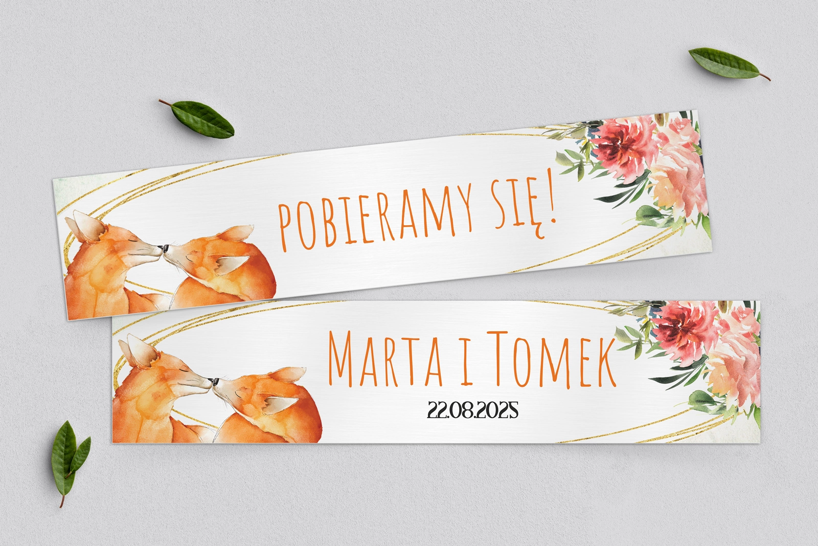 Tablice Rejestracyjne 2 szt. - Animals - Motyw 1