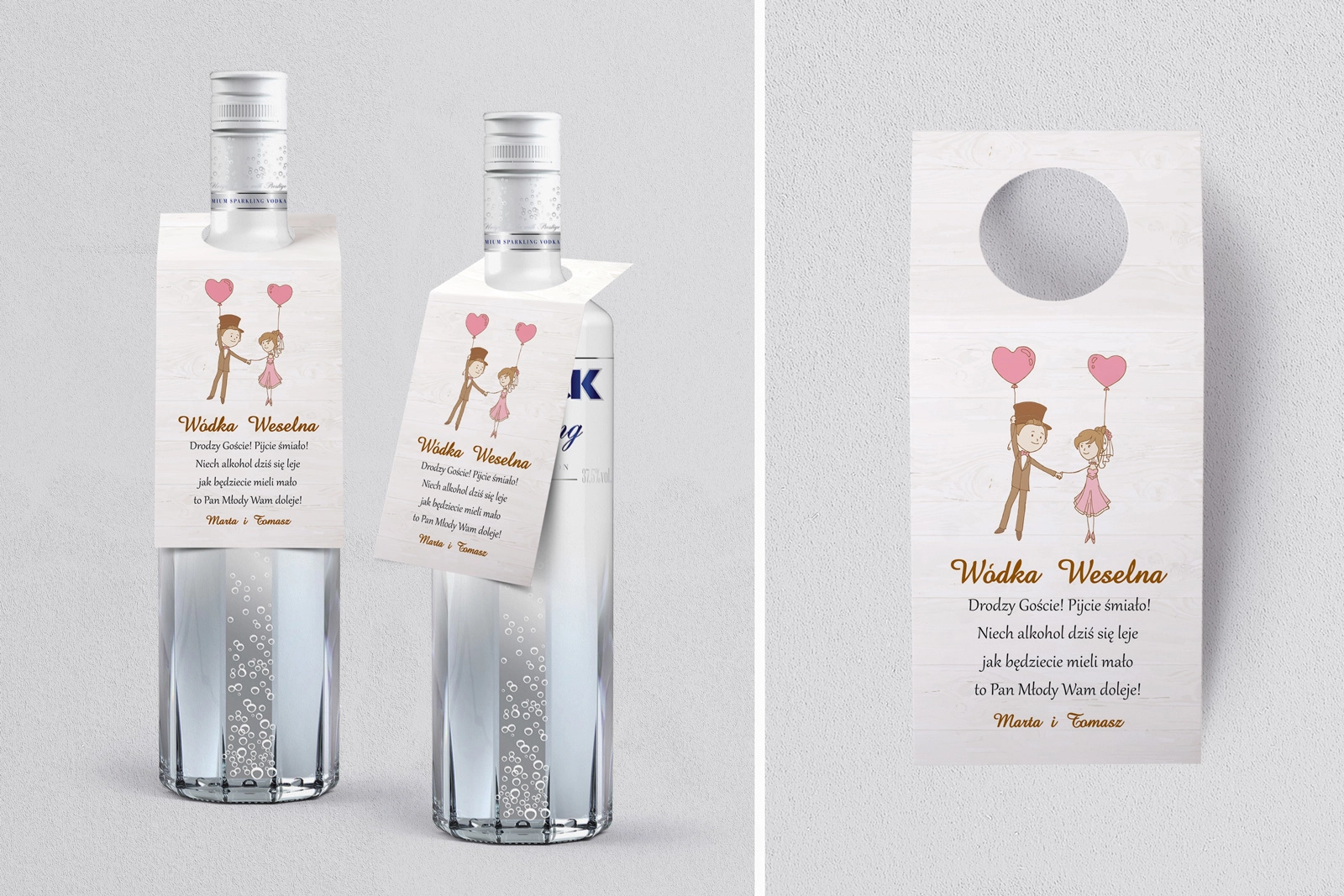 Zawieszka na alkohol oczko Naturalna Miłość Motyw 3