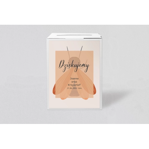 Pudełko na koperty i pieniądze Butterflies - Motyw 2