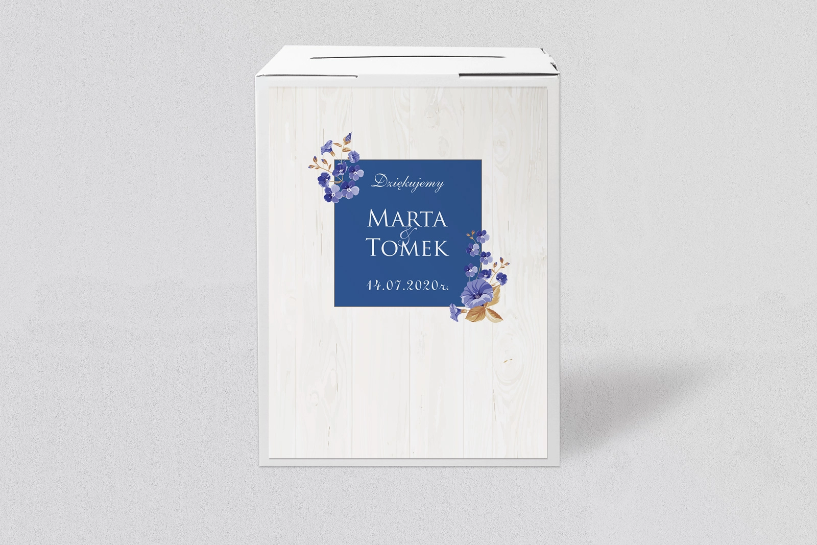 Pudełko na koperty i pieniądze Biała Stodoła - Motyw 5