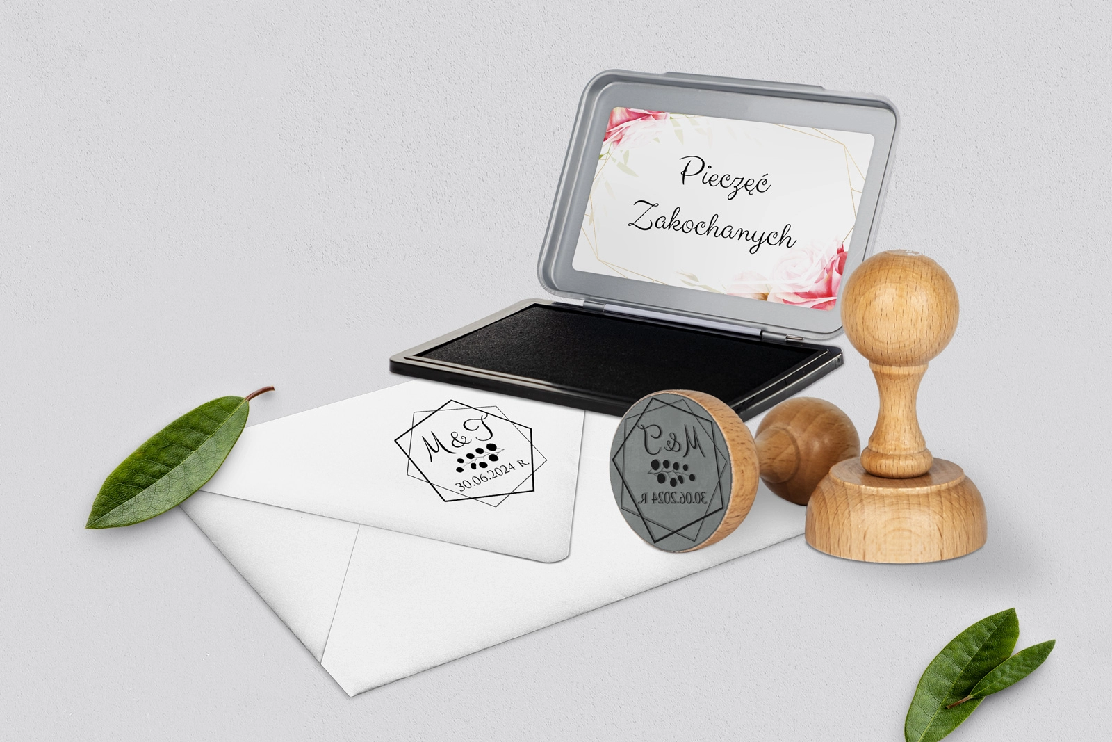 Pieczątka Flowers & Frame Motyw 5