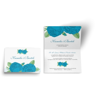 Zaproszenie ślubne Wiosenny Kwiat - Motyw 18