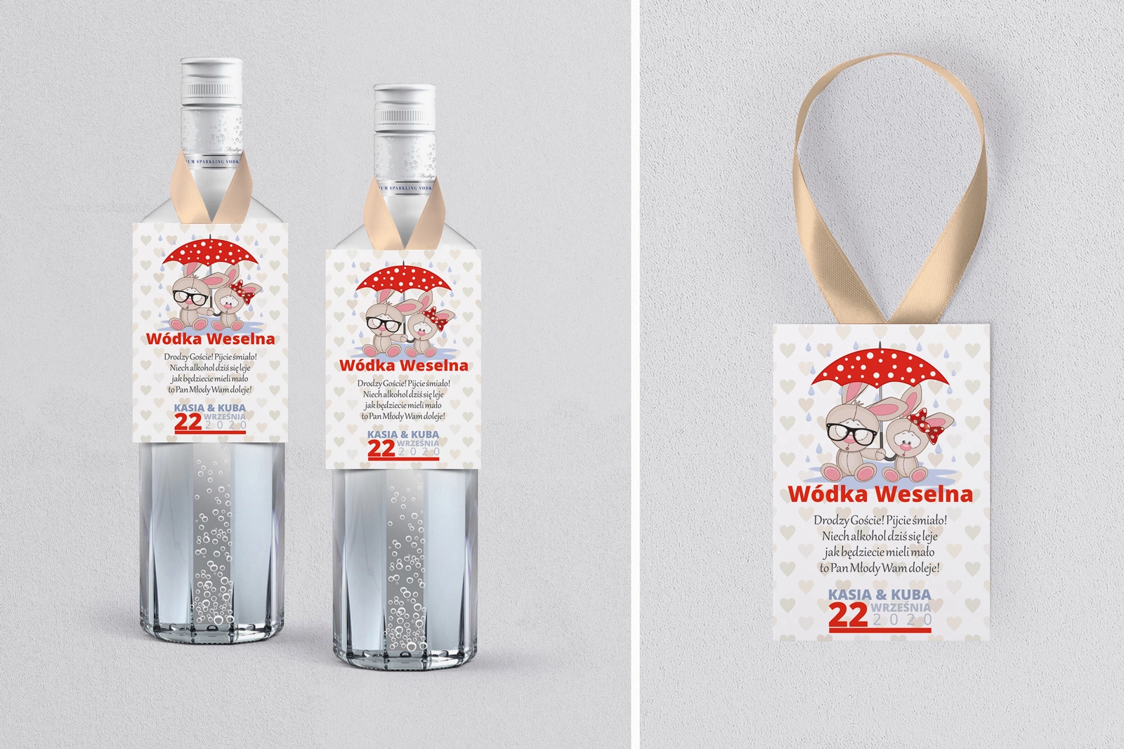 Zawieszka na alkohol Uroczy Deszcz Motyw 4