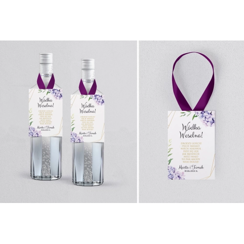 Zawieszka na alkohol Flowers & Frame - Motyw 1