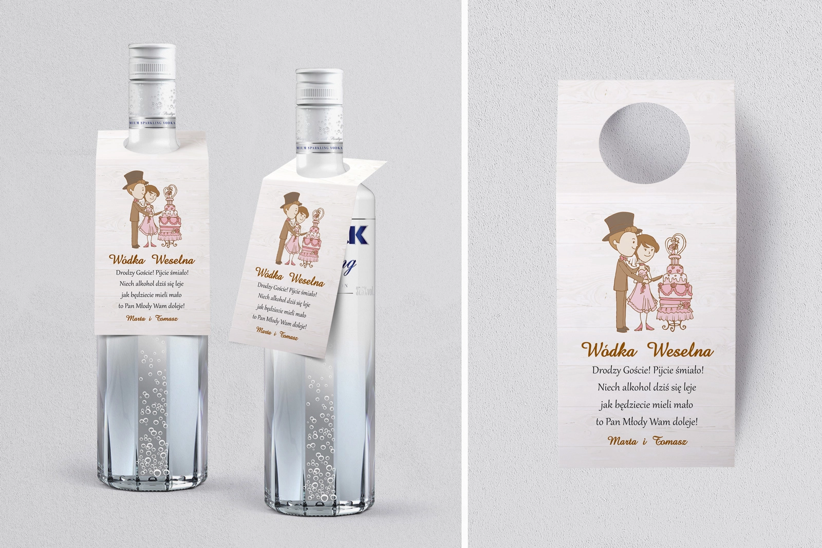 Zawieszka na alkohol oczko Naturalna Miłość Motyw 8