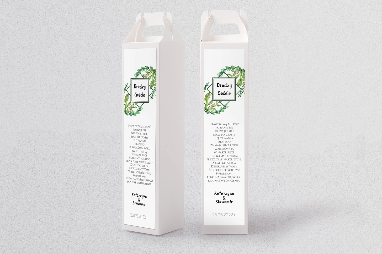 Pudełko na alkohol Bukiety Motyw 11