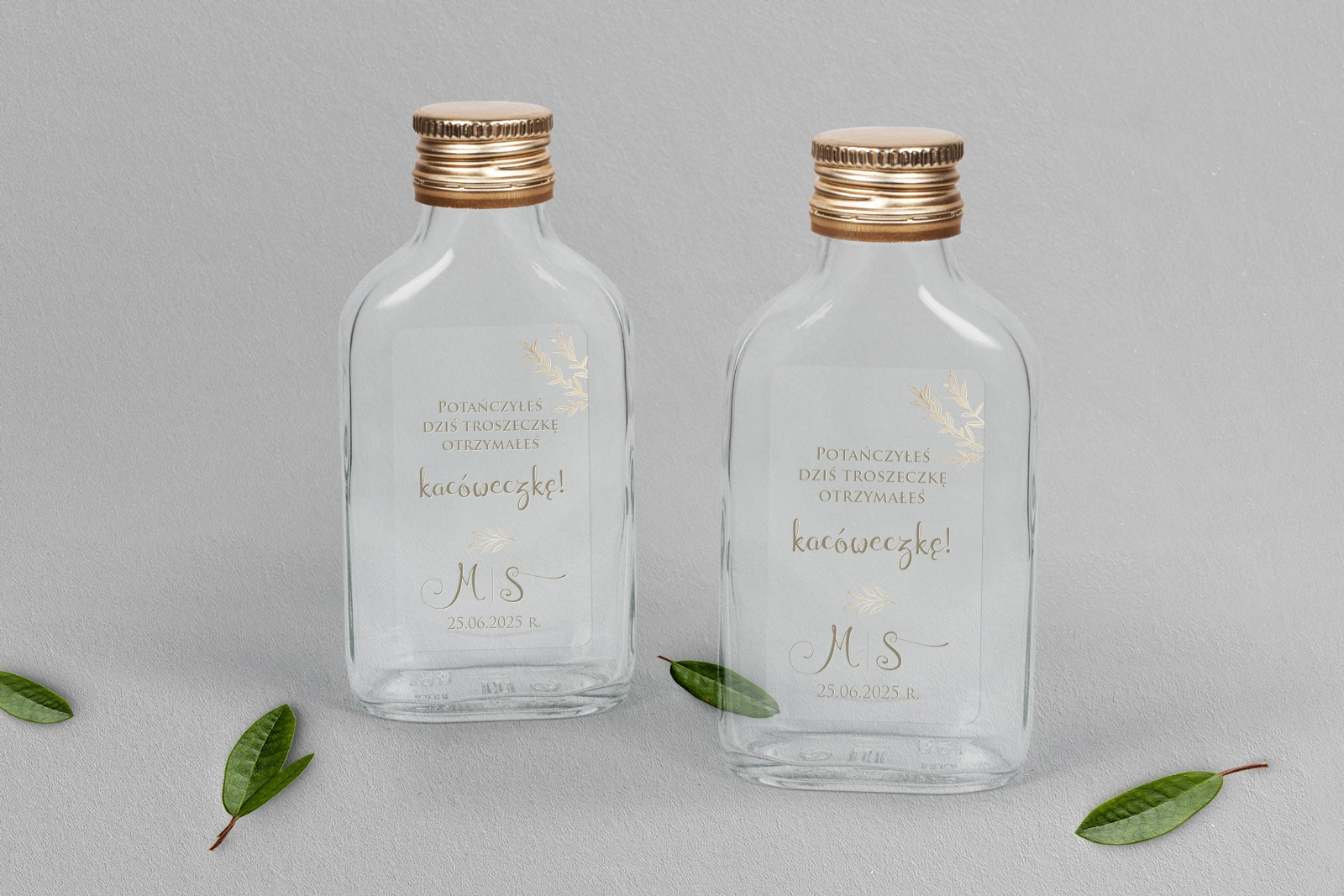 Buteleczka - Piersiówka Fiori Motyw 1