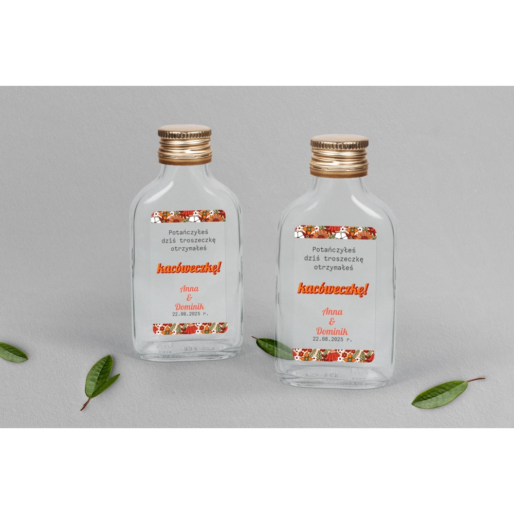 Buteleczka - Piersiówka Retro Style Motyw 3