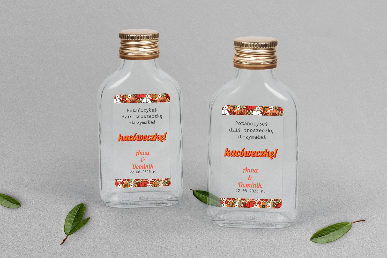 Buteleczka - Piersiówka Retro Style Motyw 3