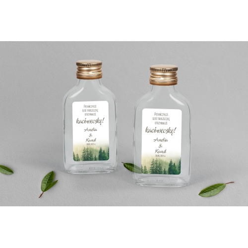 Buteleczka - Piersiówka Forest - Motyw 1