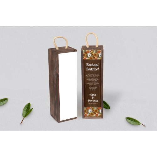 Skrzynka dla Rodziców - SNW Brązowa Retro Style Motyw 1