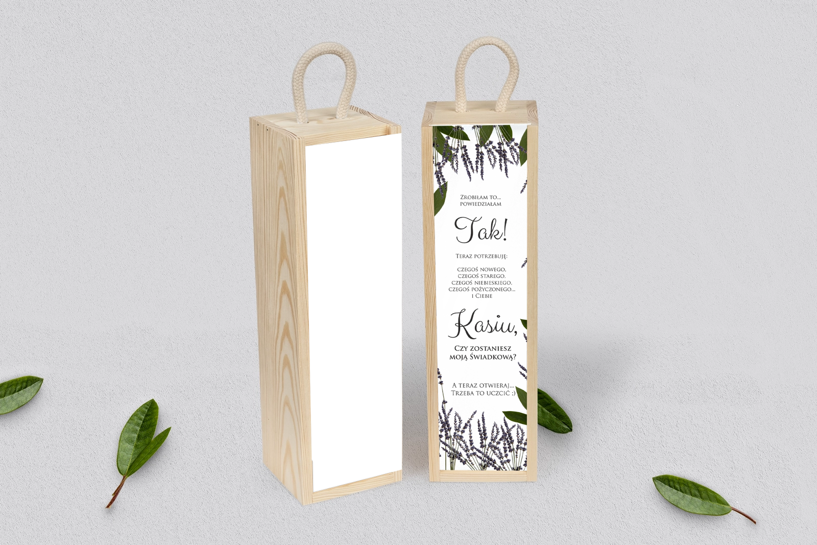 Prośba o Świadkowanie - SNW Akryl naturalna Soft Motyw 5