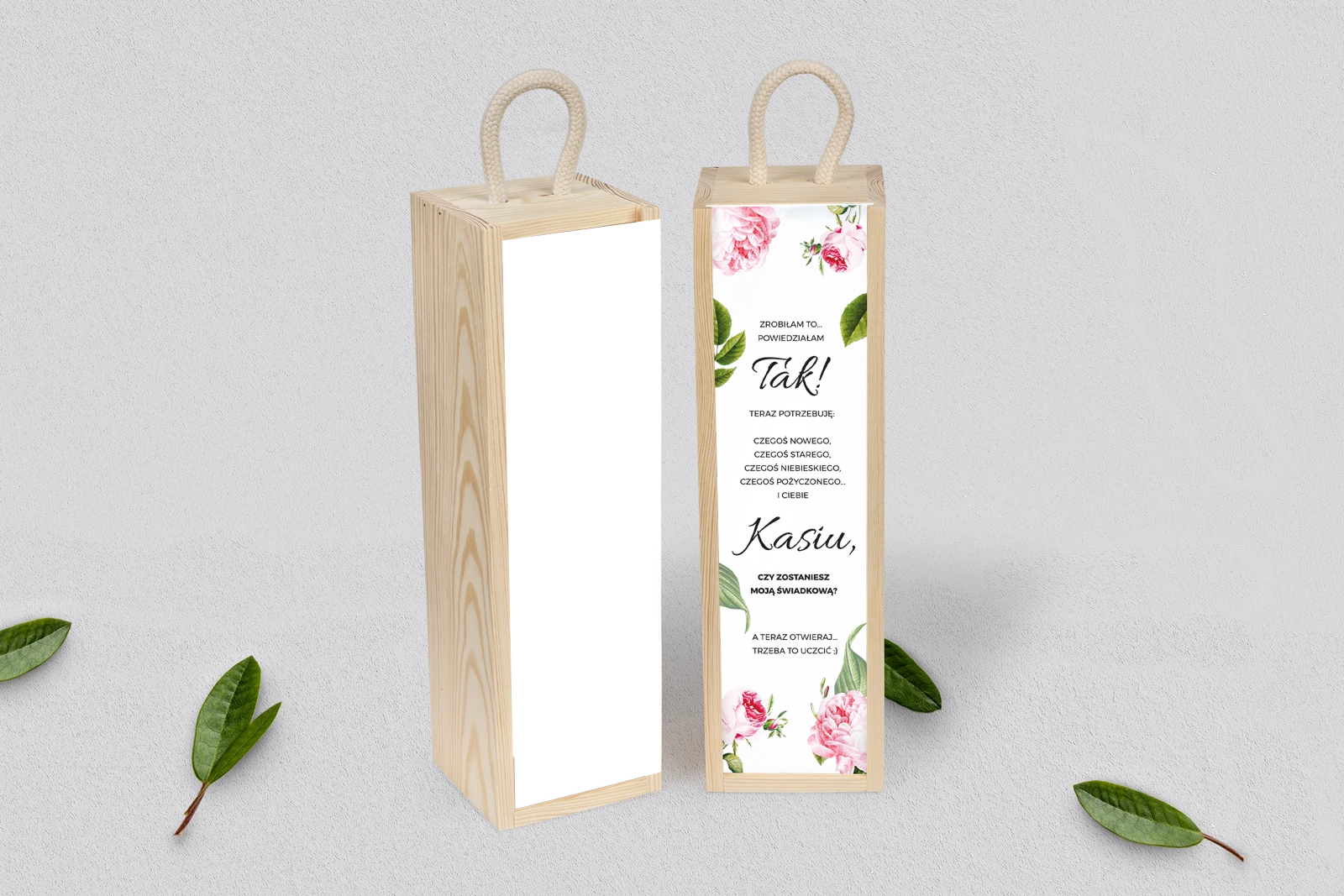 Prośba o Świadkowanie - SNW Akryl naturalna Dream Motyw 2