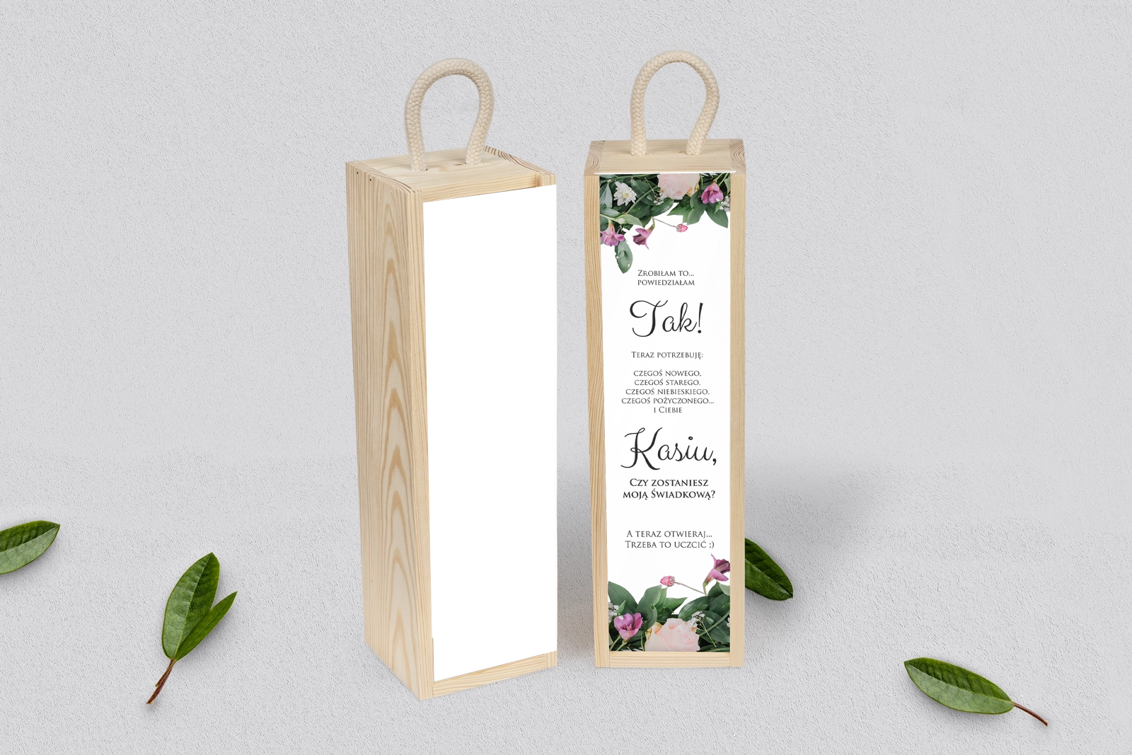 Prośba o Świadkowanie - SNW Akryl naturalna Soft Motyw 6