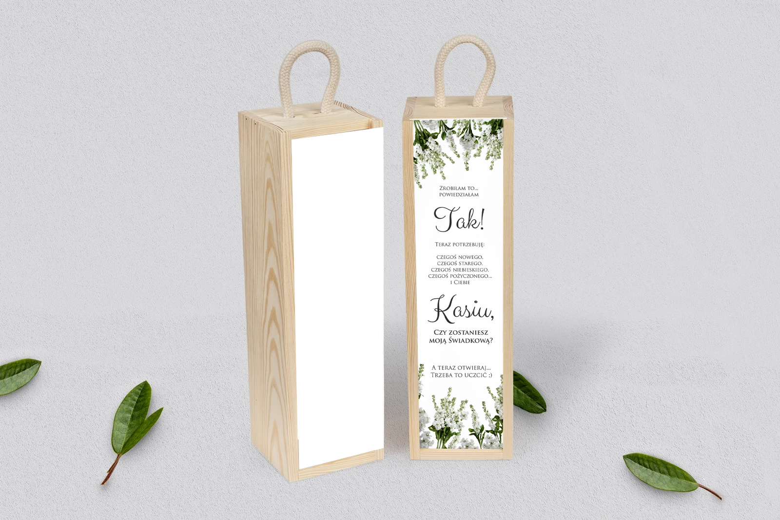 Prośba o Świadkowanie - SNW Akryl naturalna Soft Motyw 8